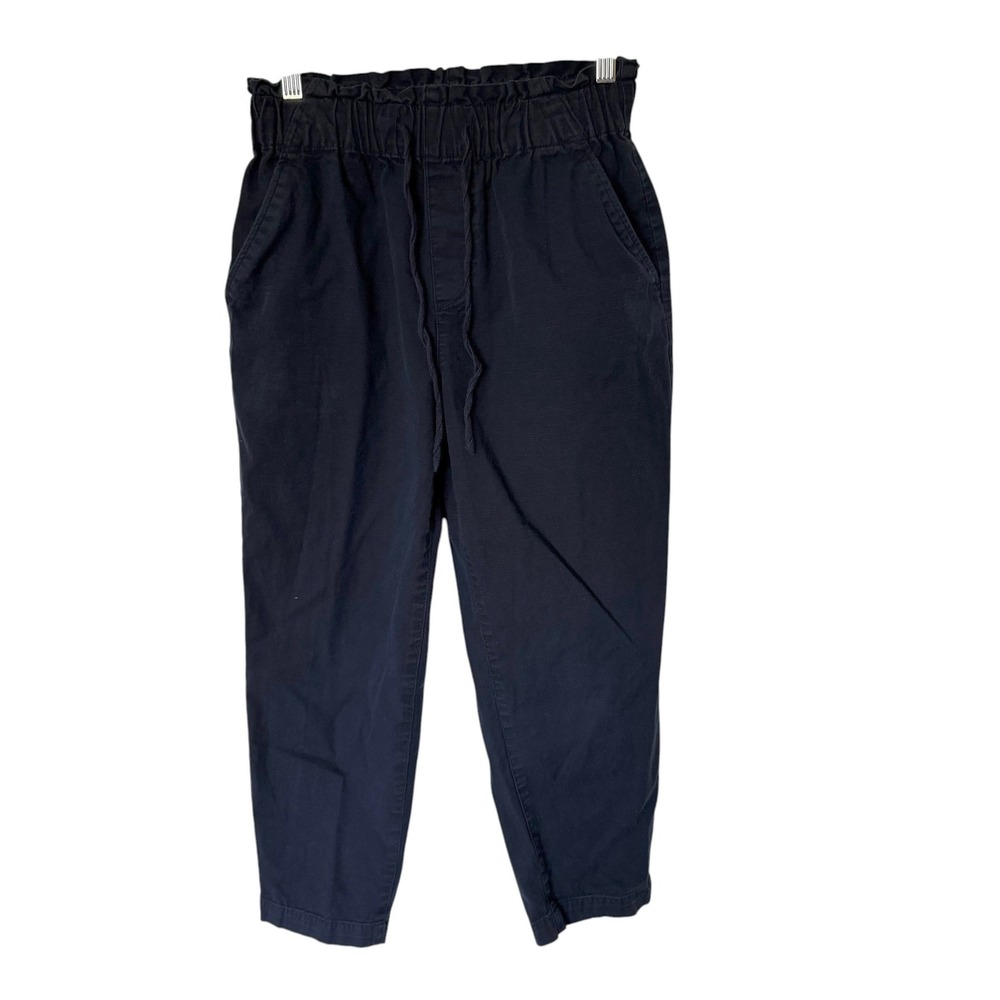 LOFT Outlet Jogger Pants Womens XSP Navy‎ Blue Excellent Paperbag Waist Petite